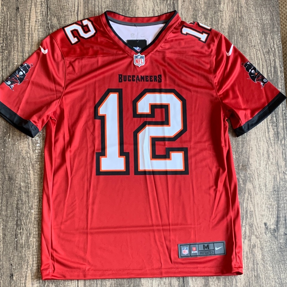 Nike Tom Brady Red Buccaneers Jersey